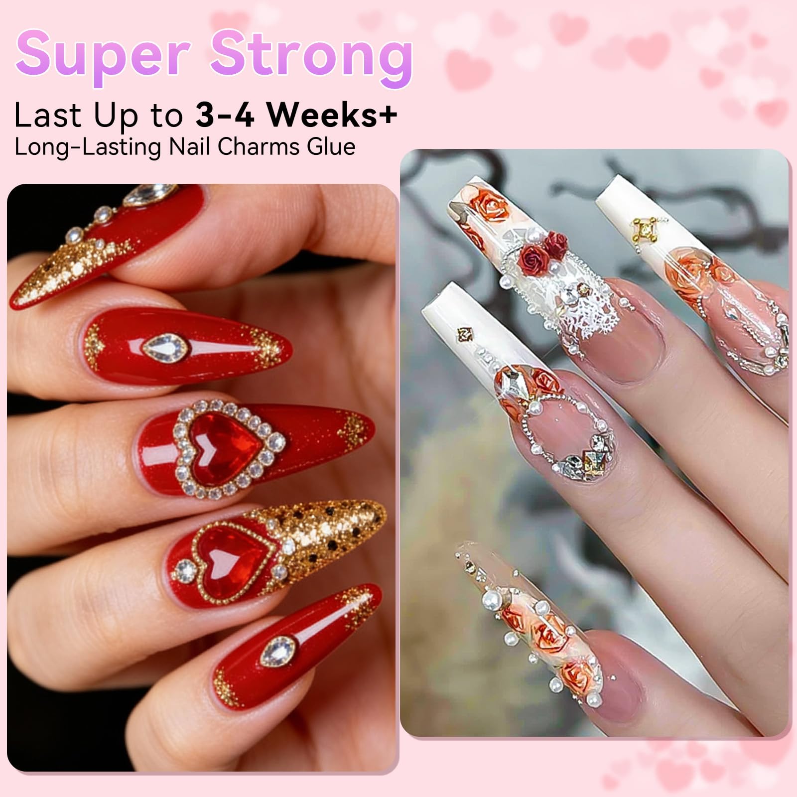 Precision needle tip of Makartt rhinestone nail glue