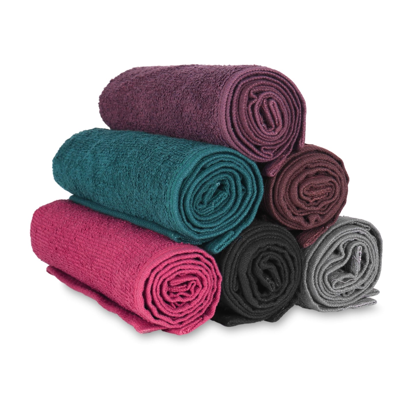 Retail packaging representation of the Arkwright ringspun cotton salon towel pack.