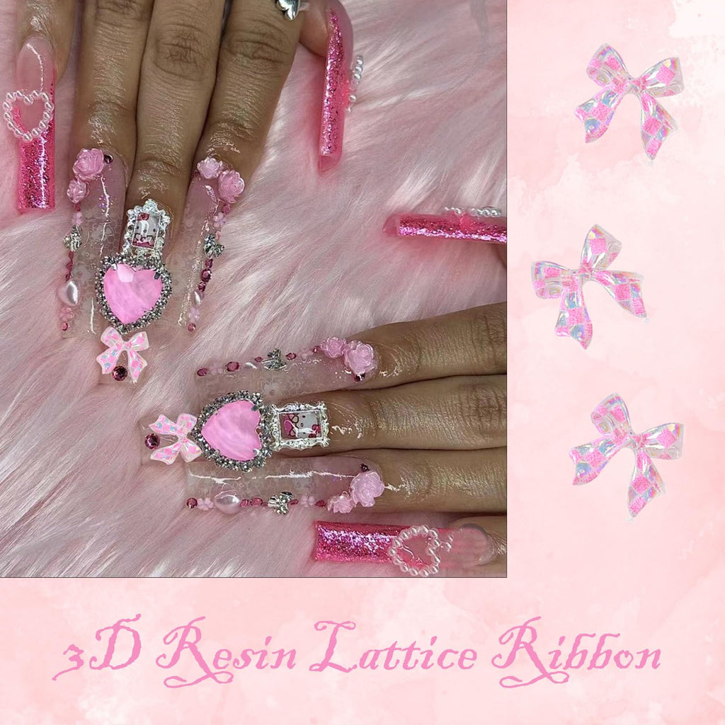 Creative DIY nail art design showcased on acrylic extensions