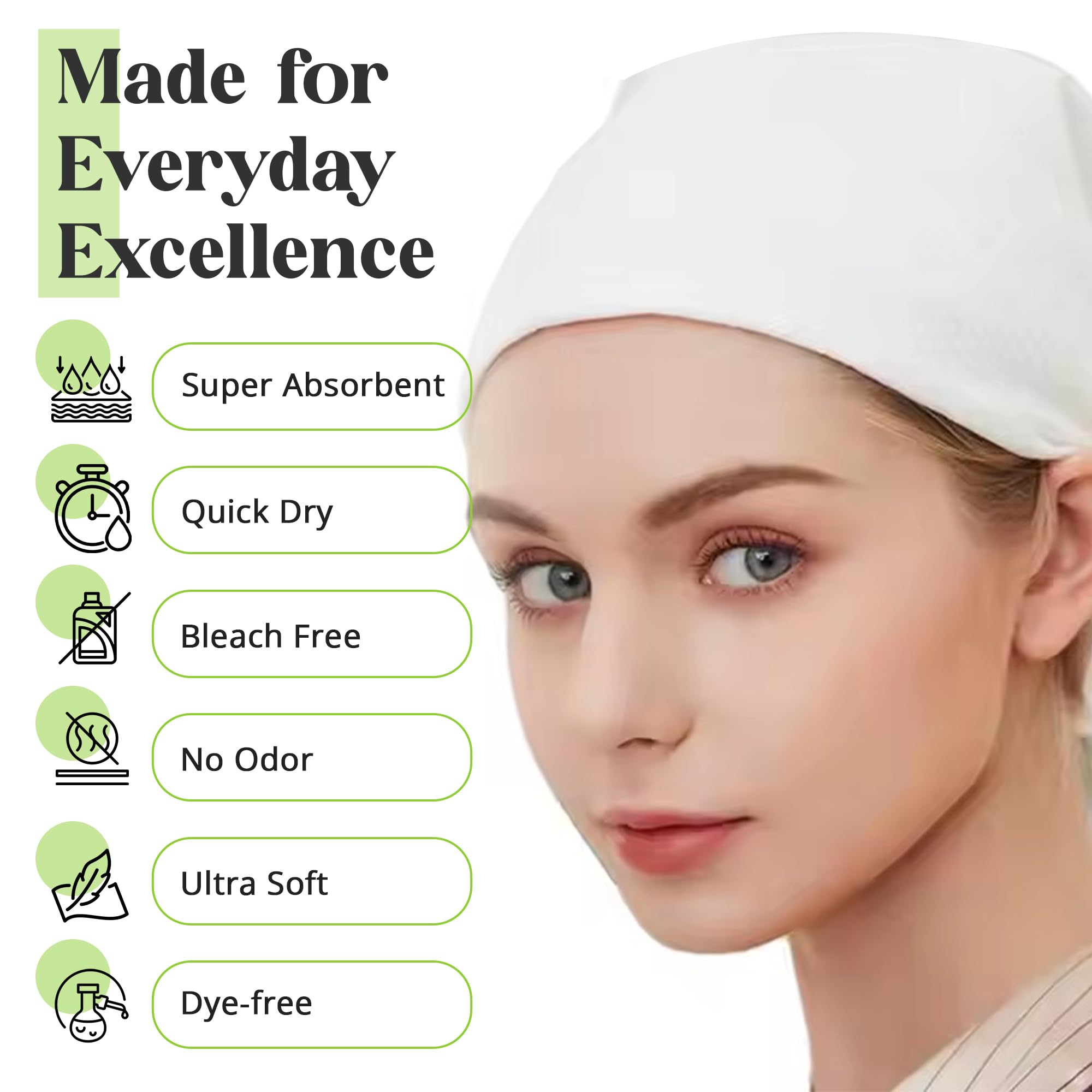 Davelen white disposable luxury towels for spa and salon use