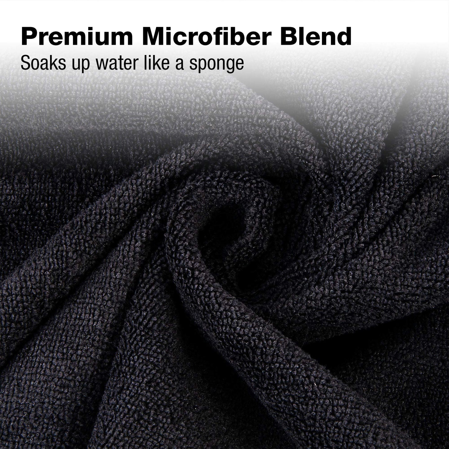 Eurow fast drying microfiber towel for hair styling