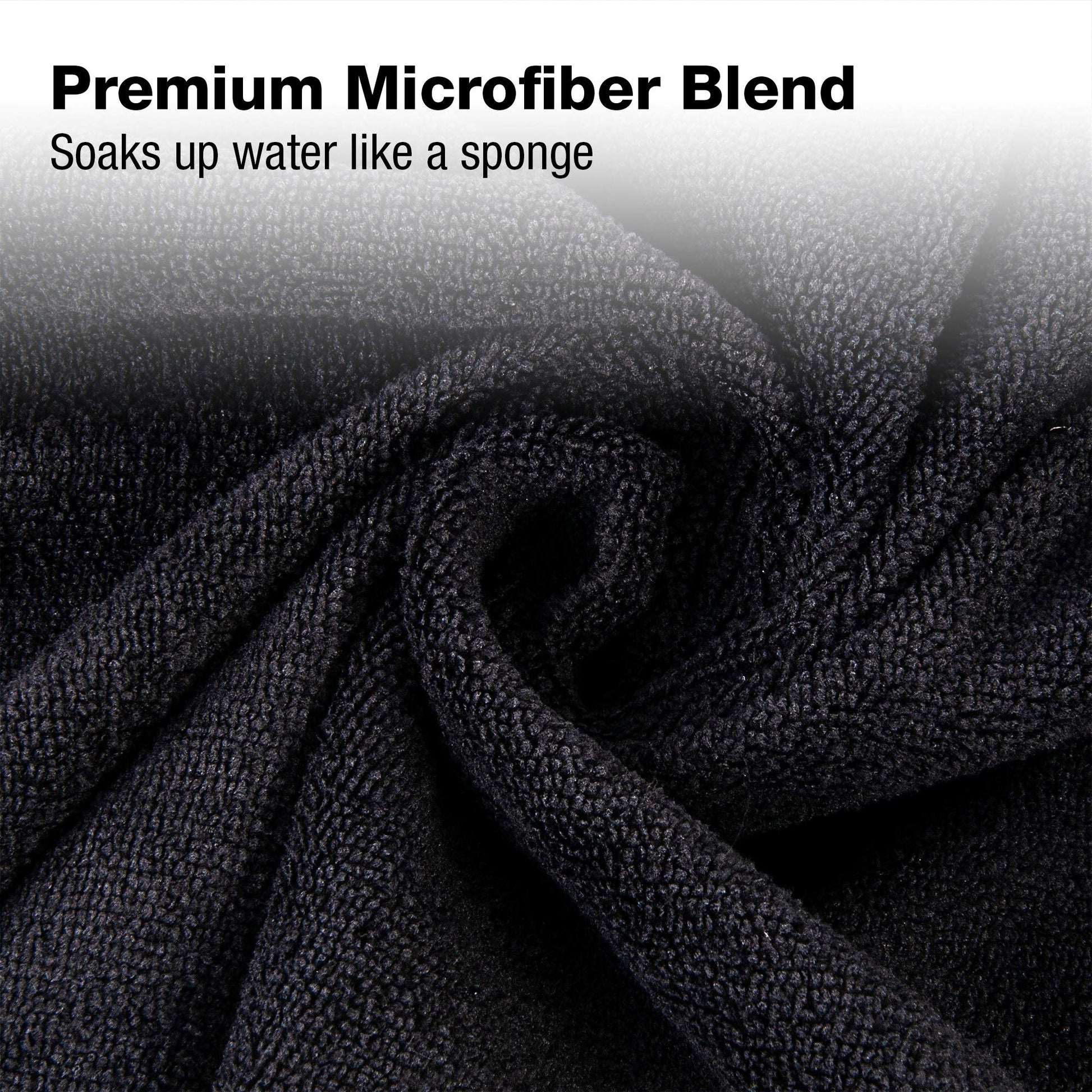 Eurow fast drying microfiber towel for hair styling