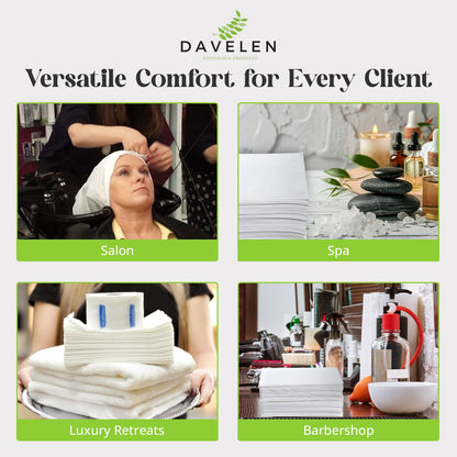 Professional salon aesthetic with Davelen disposable towels