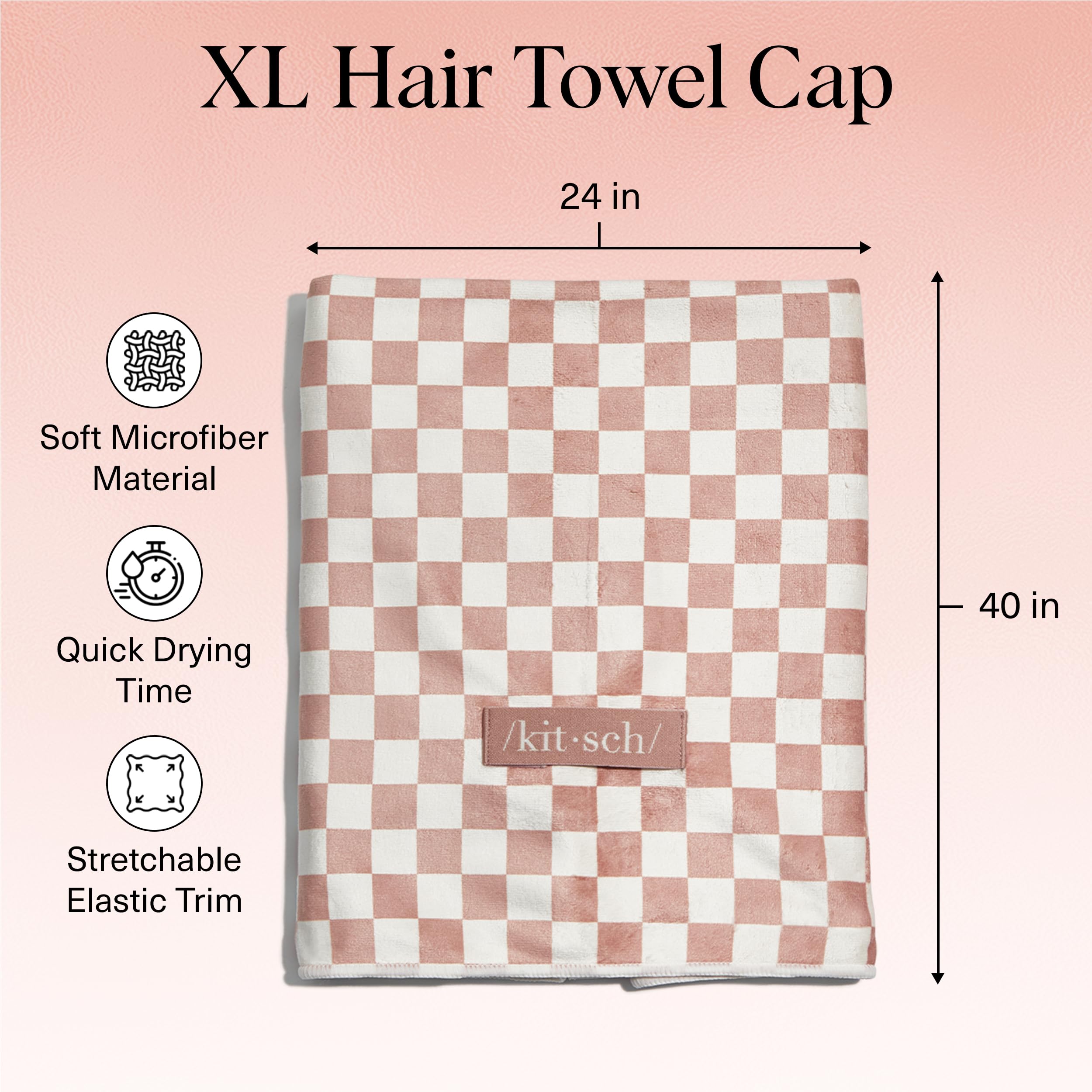 Kitsch shower cap featuring flexible wire closure design