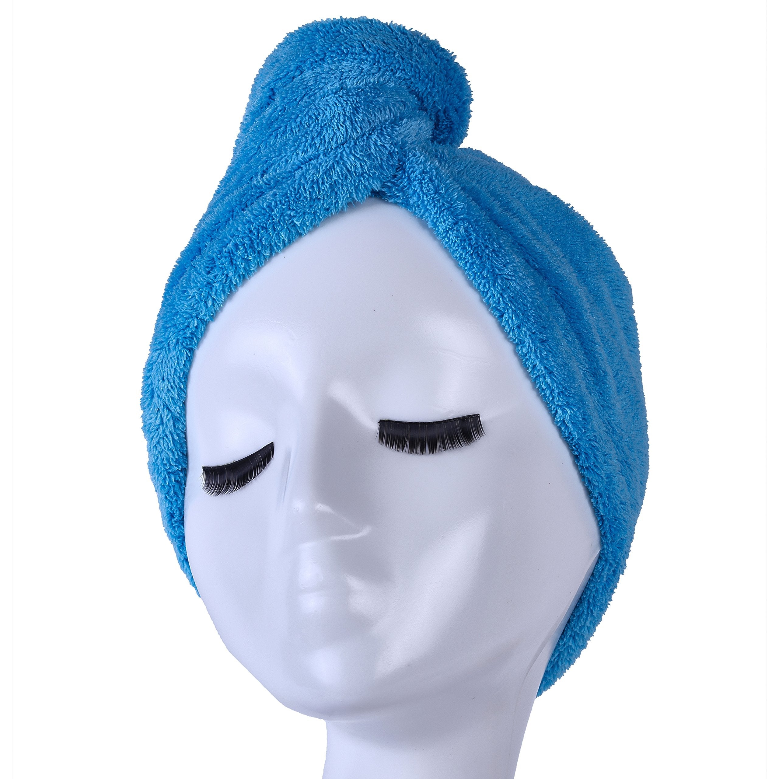 Yyxr hair turban showing button closure detail