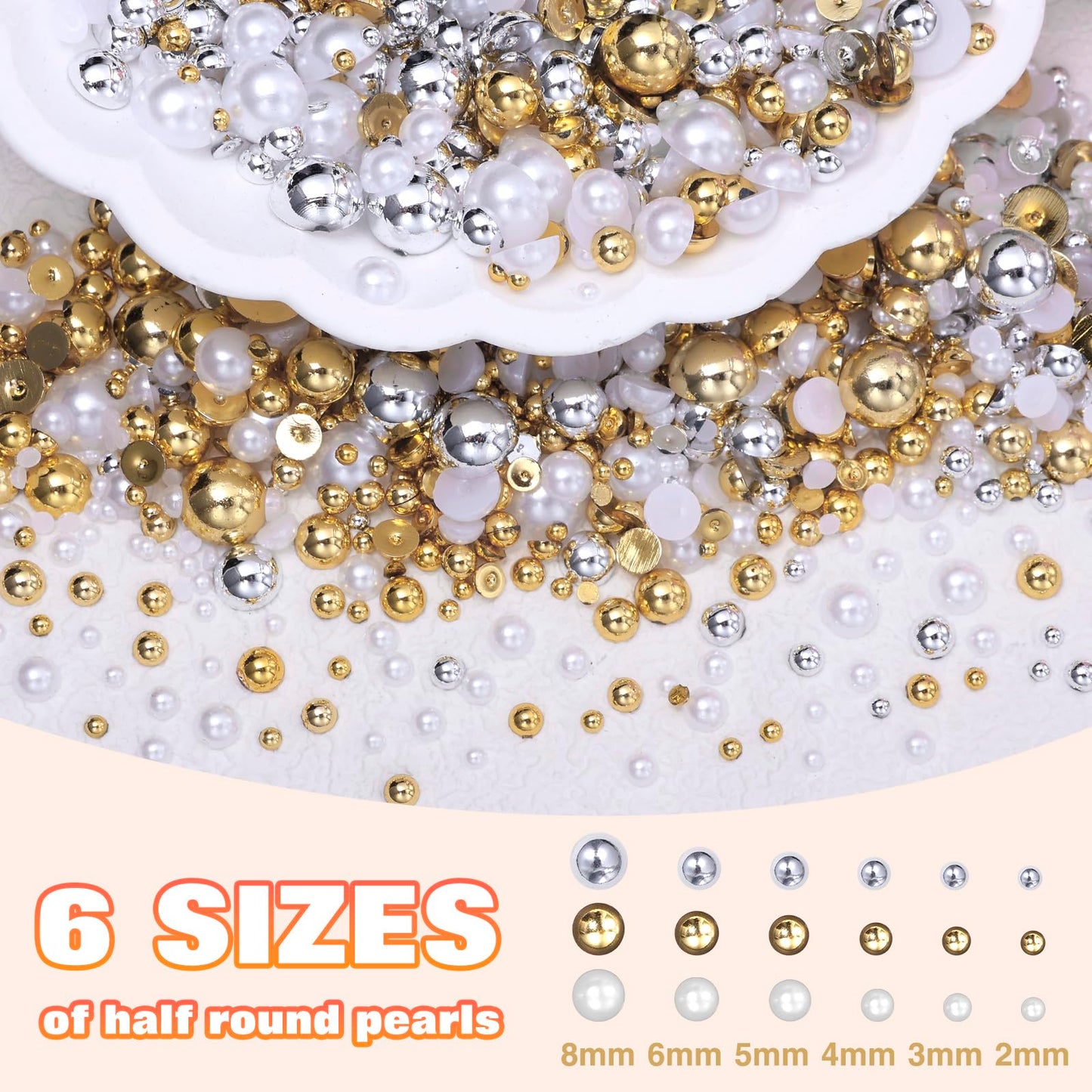 Cynailli nail art pearls inside organized storage grids with tools