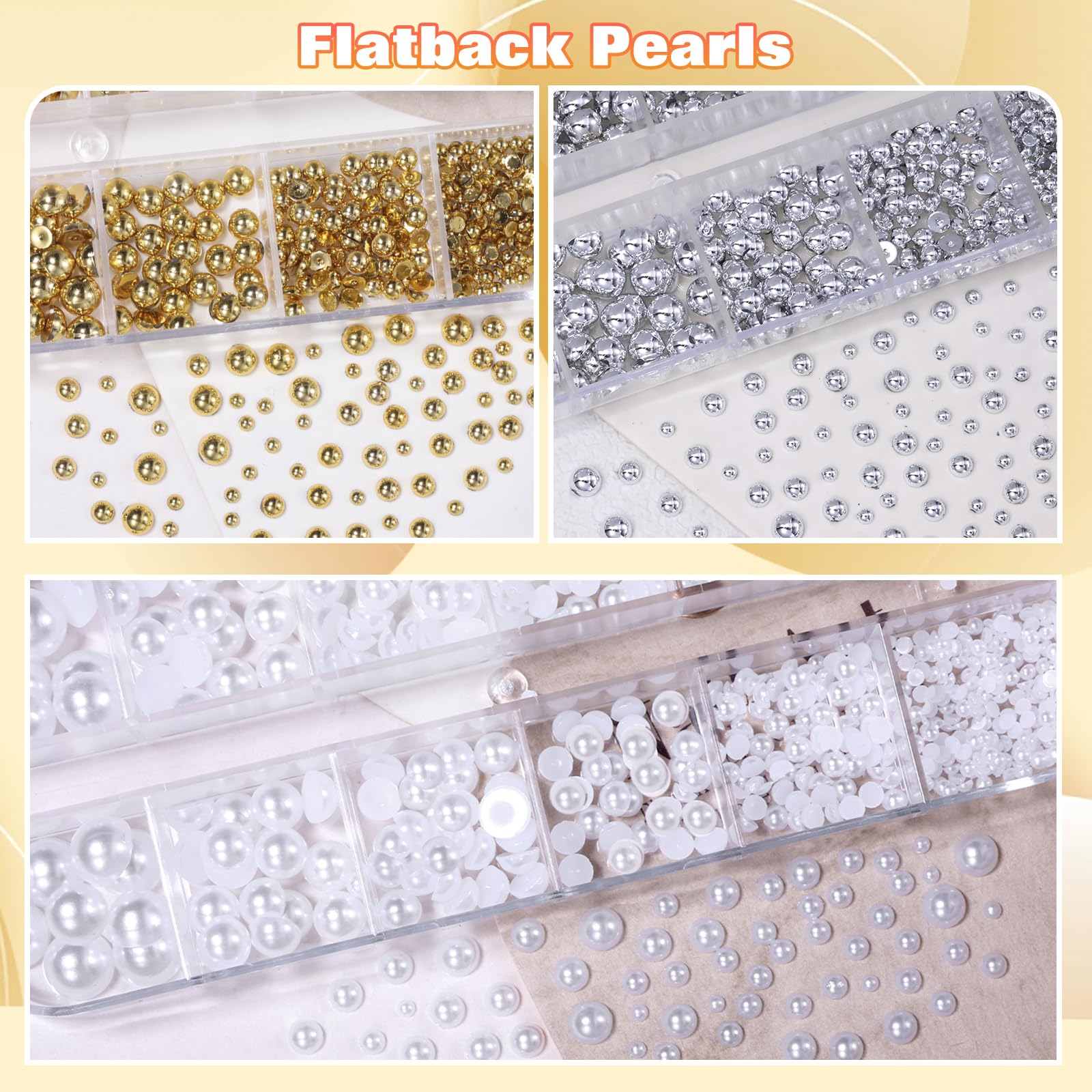 Professional tweezers and pickup pencil included in Cynailli pearl kit