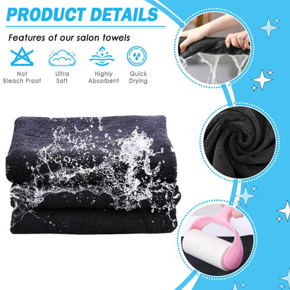 Set of 6 Puomue absorbent towels spread out