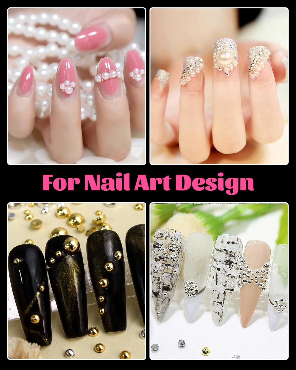 Anower complete pearl decoration set in packaging box