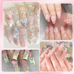 Packaging and assortment of Uotey nail art accessories