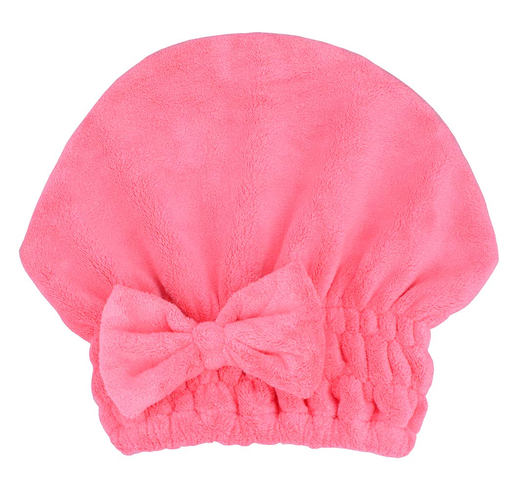 Two pack Mayouth hair turban set dark grey and rose red