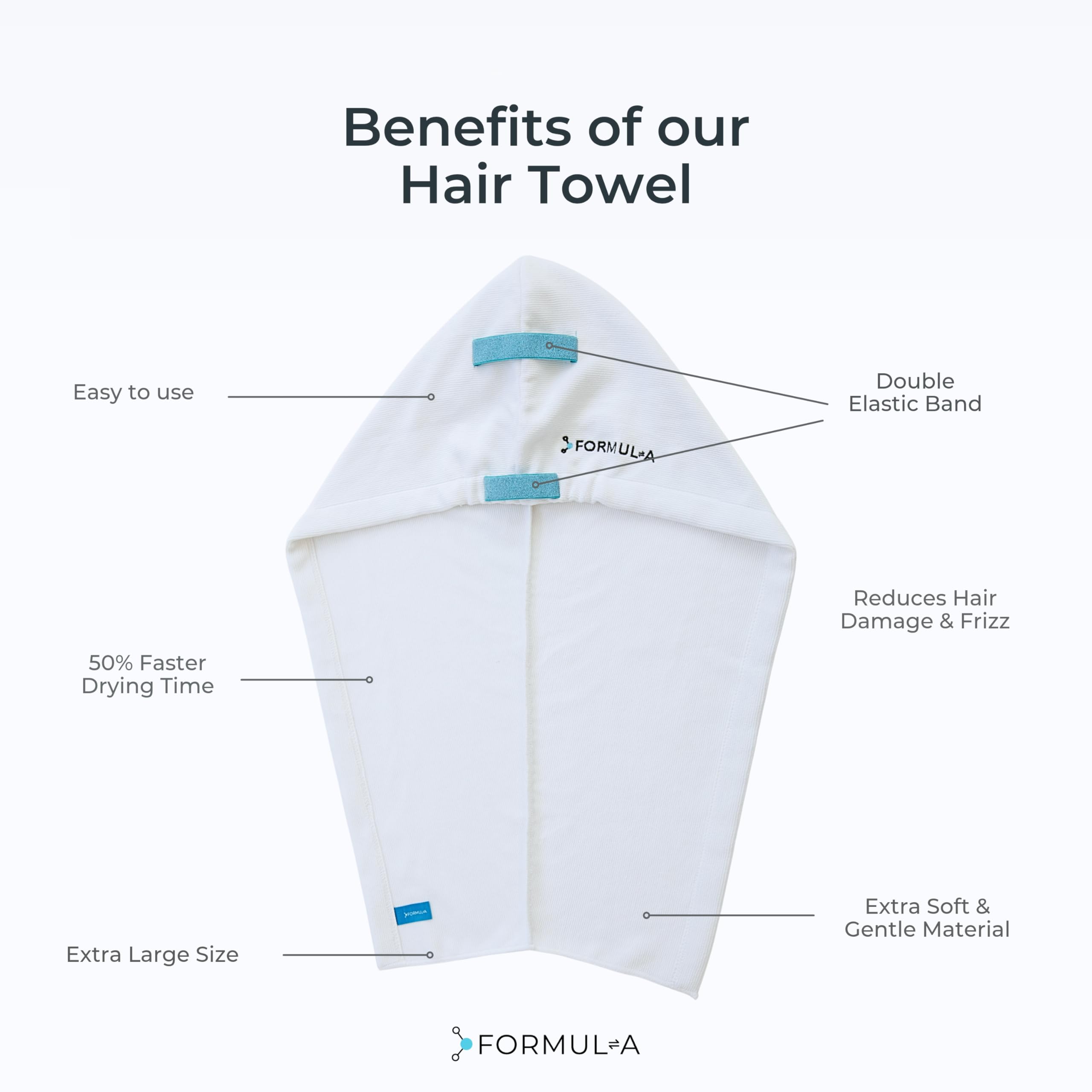 Formul-A hair care product packaging with QR code
