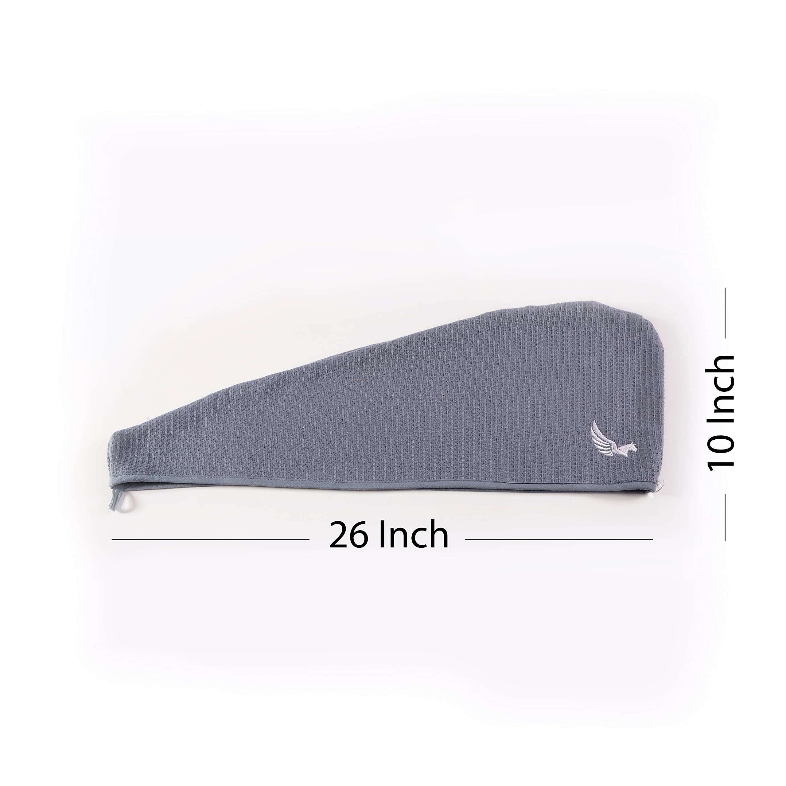 Turkish cotton hair towel wrap for curly and thick hair
