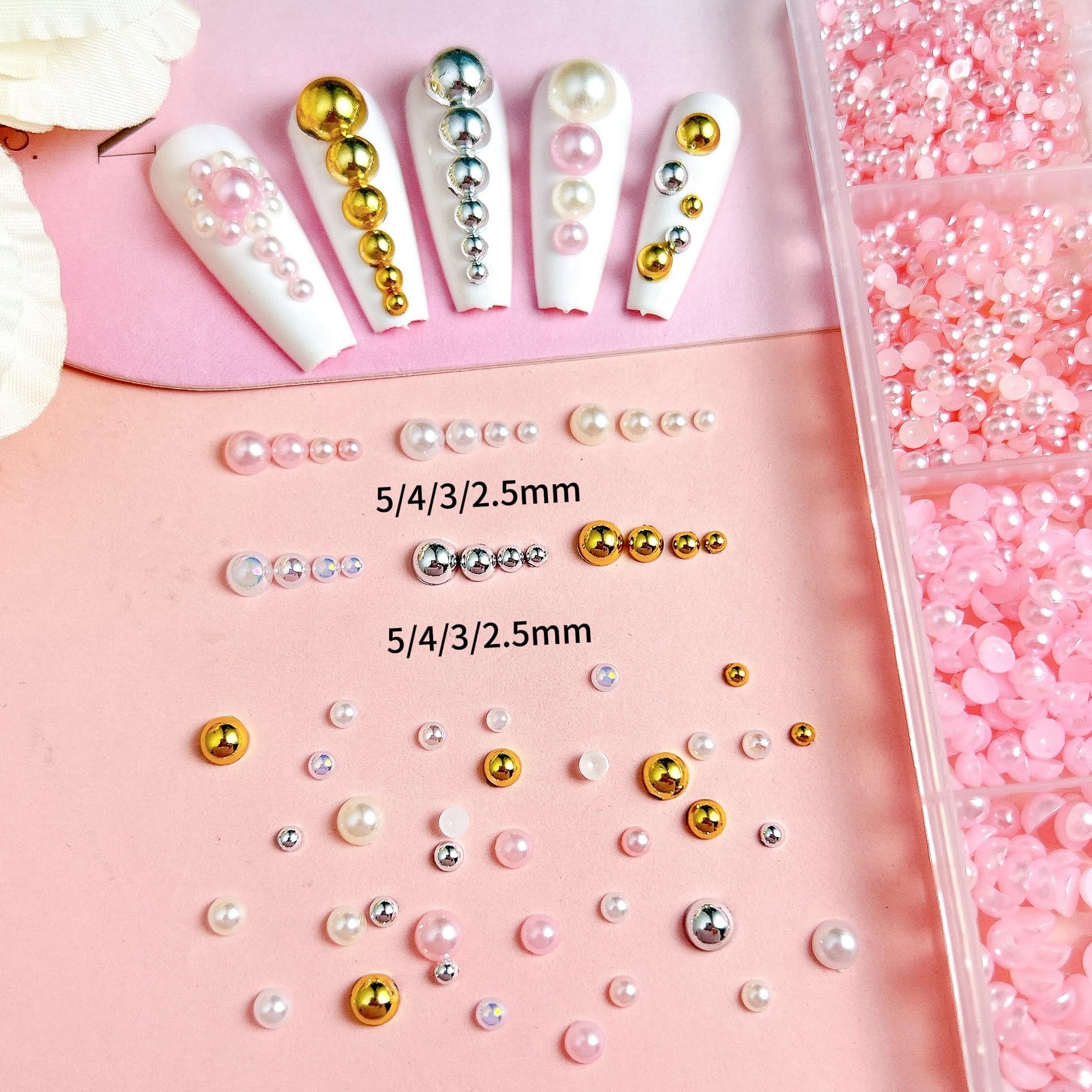 Tools included with Vhbie Enterprises nail charms kit