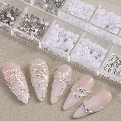 Manicure tools including tweezers and picker pencil for nail art