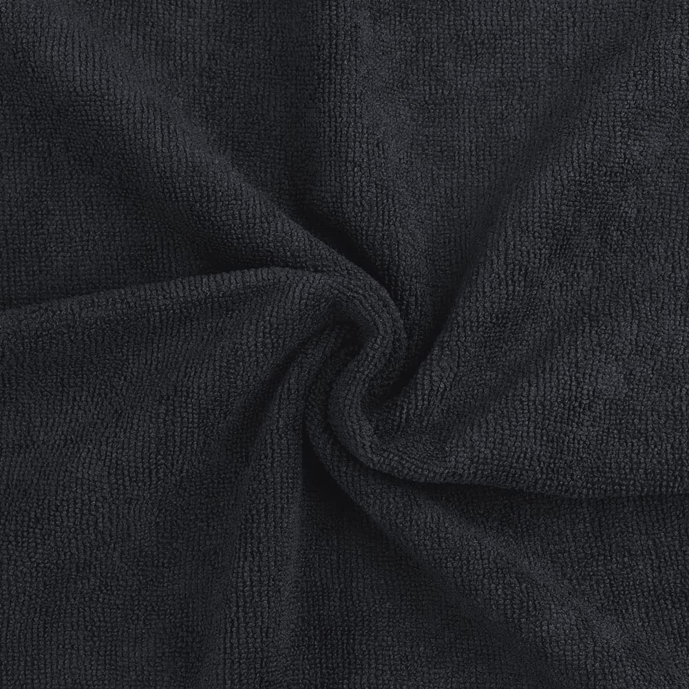 Stacked 12 pack Orighty microfiber salon towels