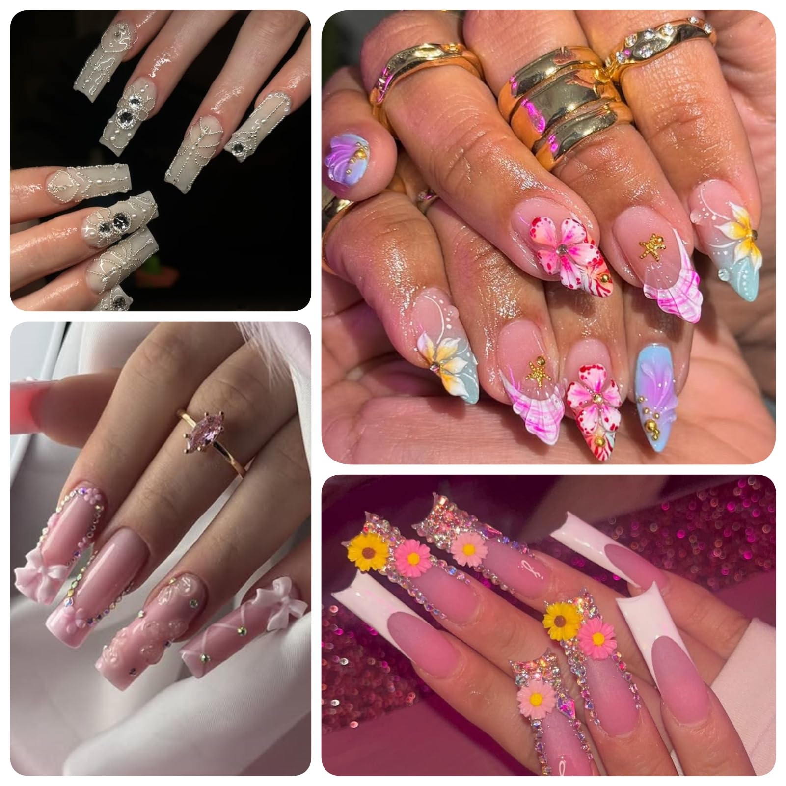 Included tweezers and wax pencil for nail art application