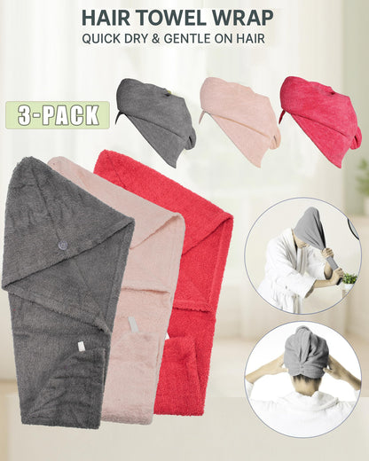 Close up view of soft absorbent 100% cotton fabric on hair towel
