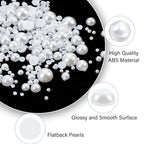 Flatback pearls displayed for nail art