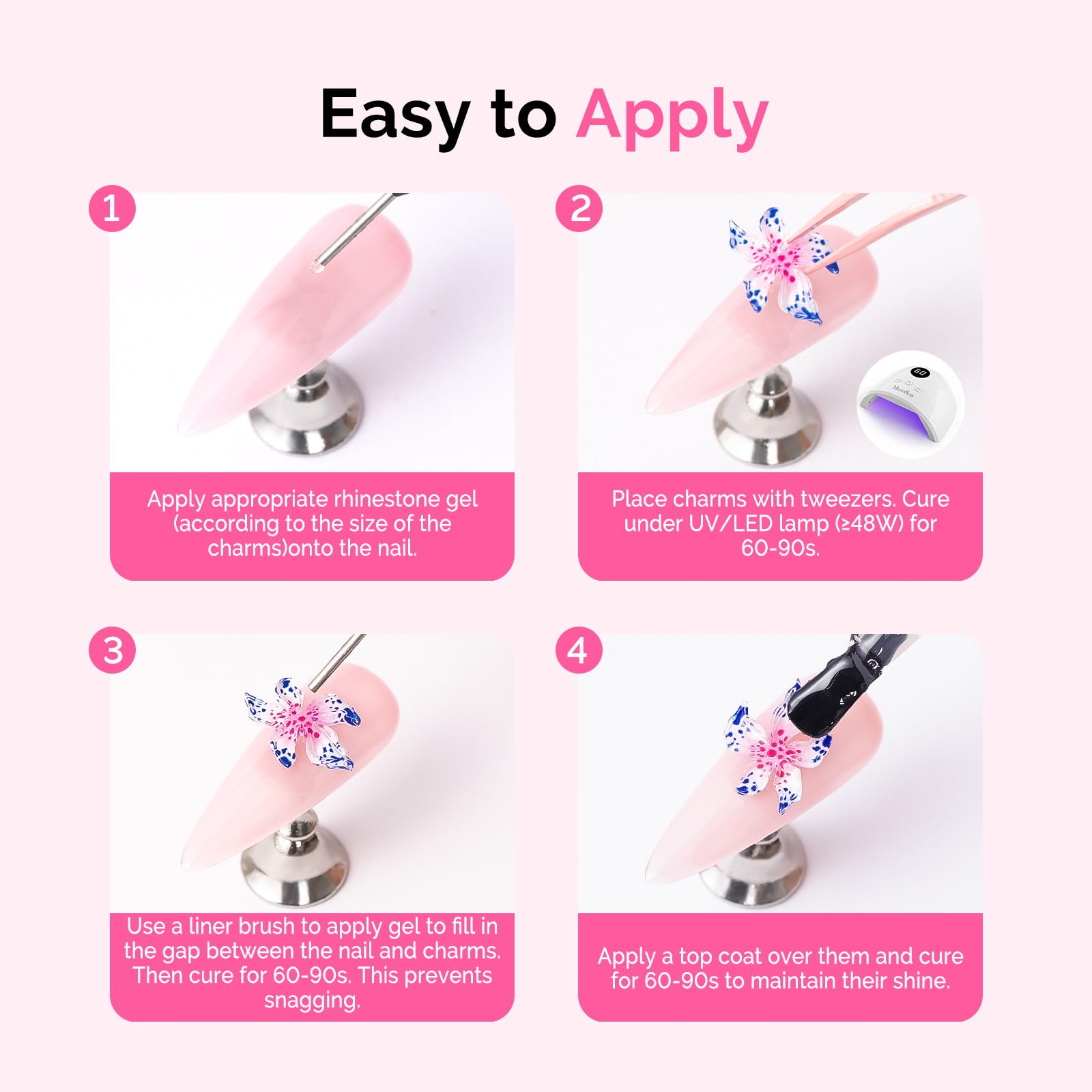 MelodySusie nail art kit including professional tweezers