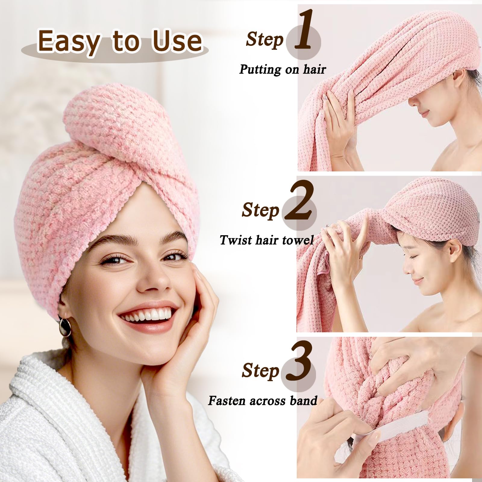 Netcken adjustable satin bonnet for overnight hair protection