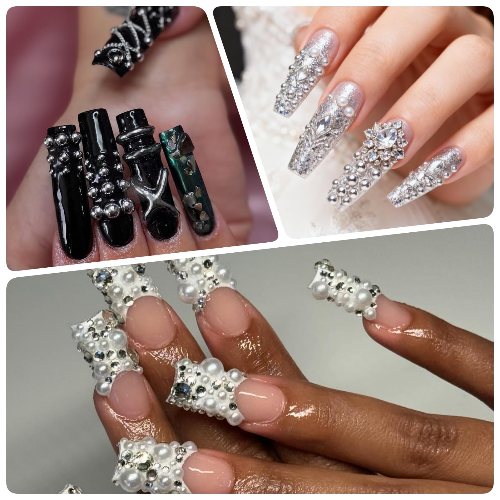 Opmadm nail decoration kit displayed for DIY manicures