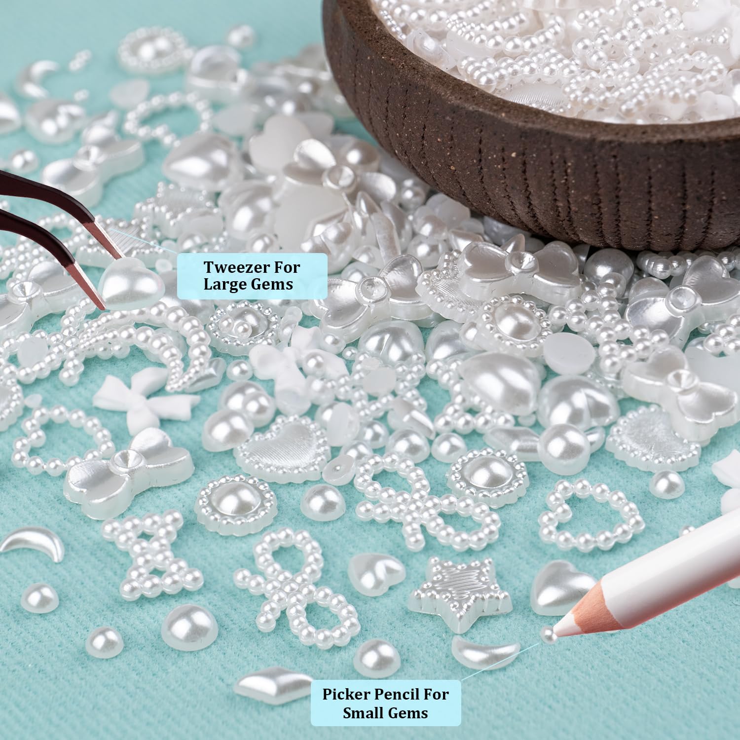 Belleboost rhinestone gel glue tube and application tools
