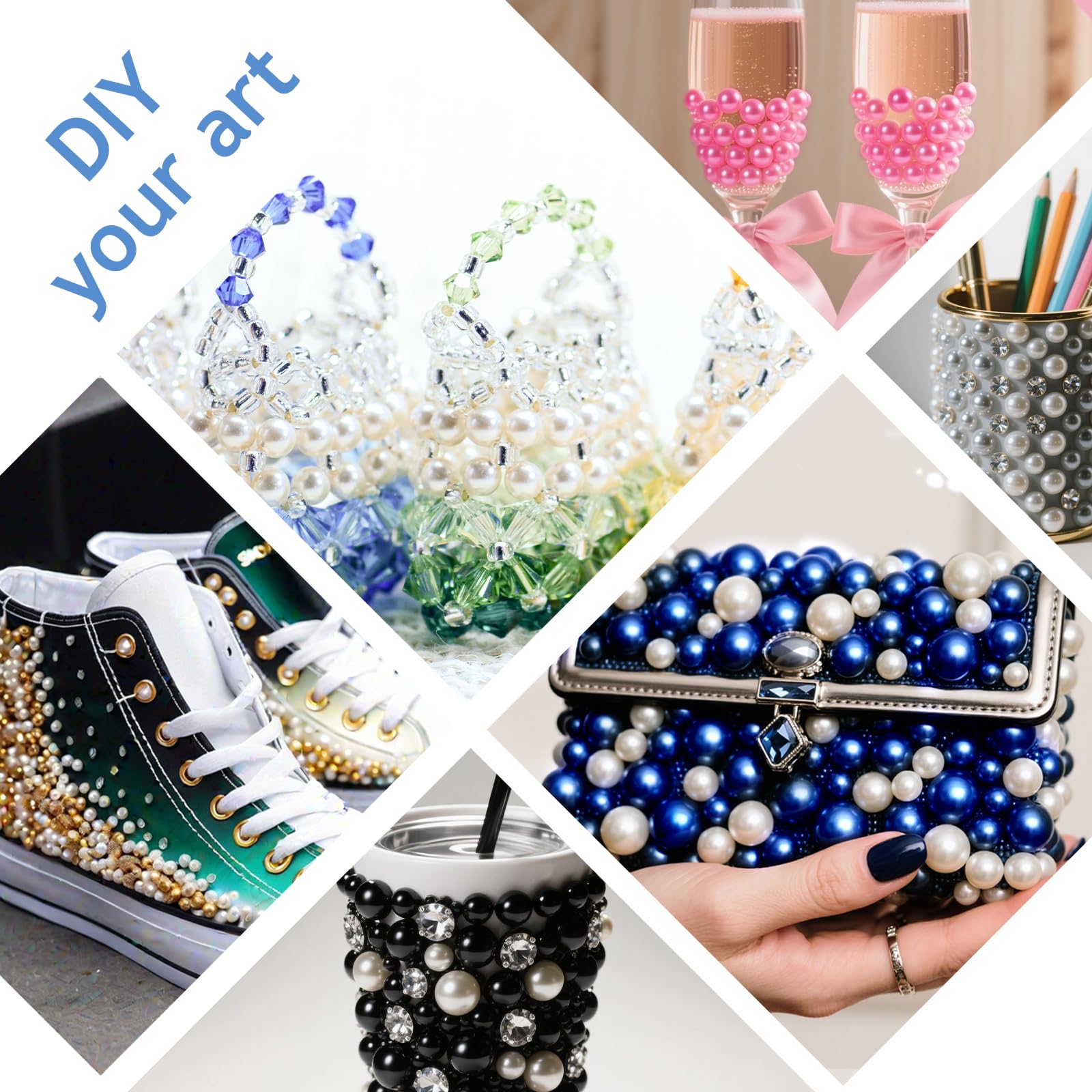 Bouiexye craft kit with tweezers and pearl placement pen