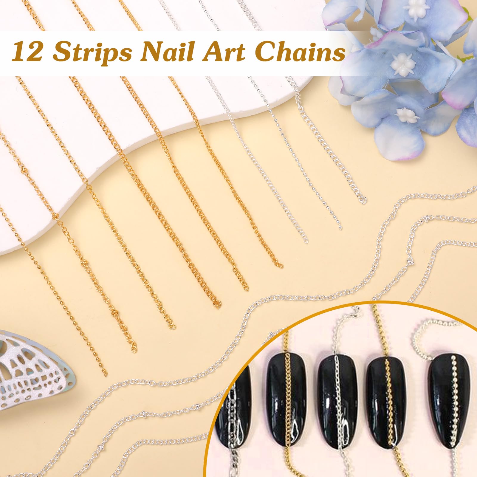 Manicure tools including pickup pencil and tweezers for nail art