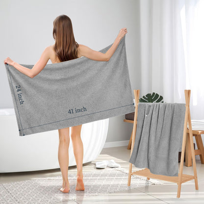 Beoffer hair towel wrap on long curly hair model