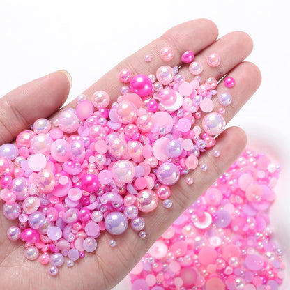 Tatiwoo crafting kit showing pearls and B-7000 glue and applicator tools