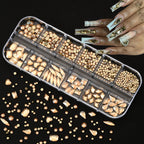 Precision tweezers and pick-up tools included with the Umillars nail kit