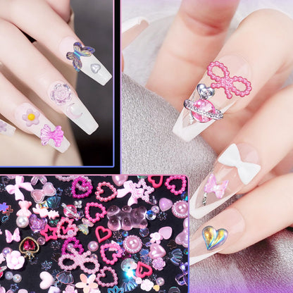 Tatiwoo nail art decoration kit for professional use