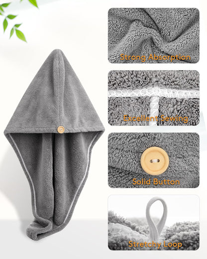 Yfong microfiber towel showing grey brown and camel colors