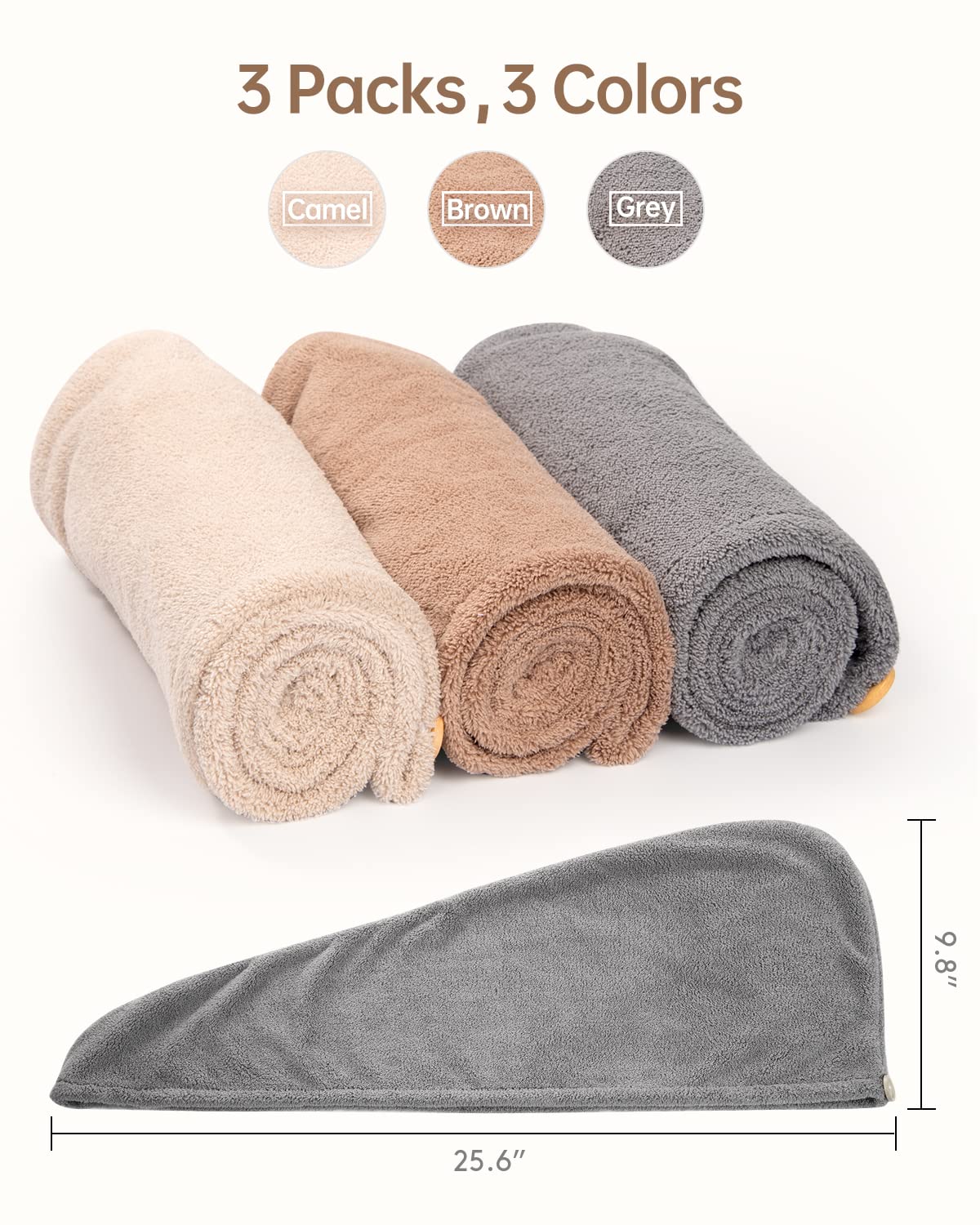 Yfong hair wrap secure fit for women