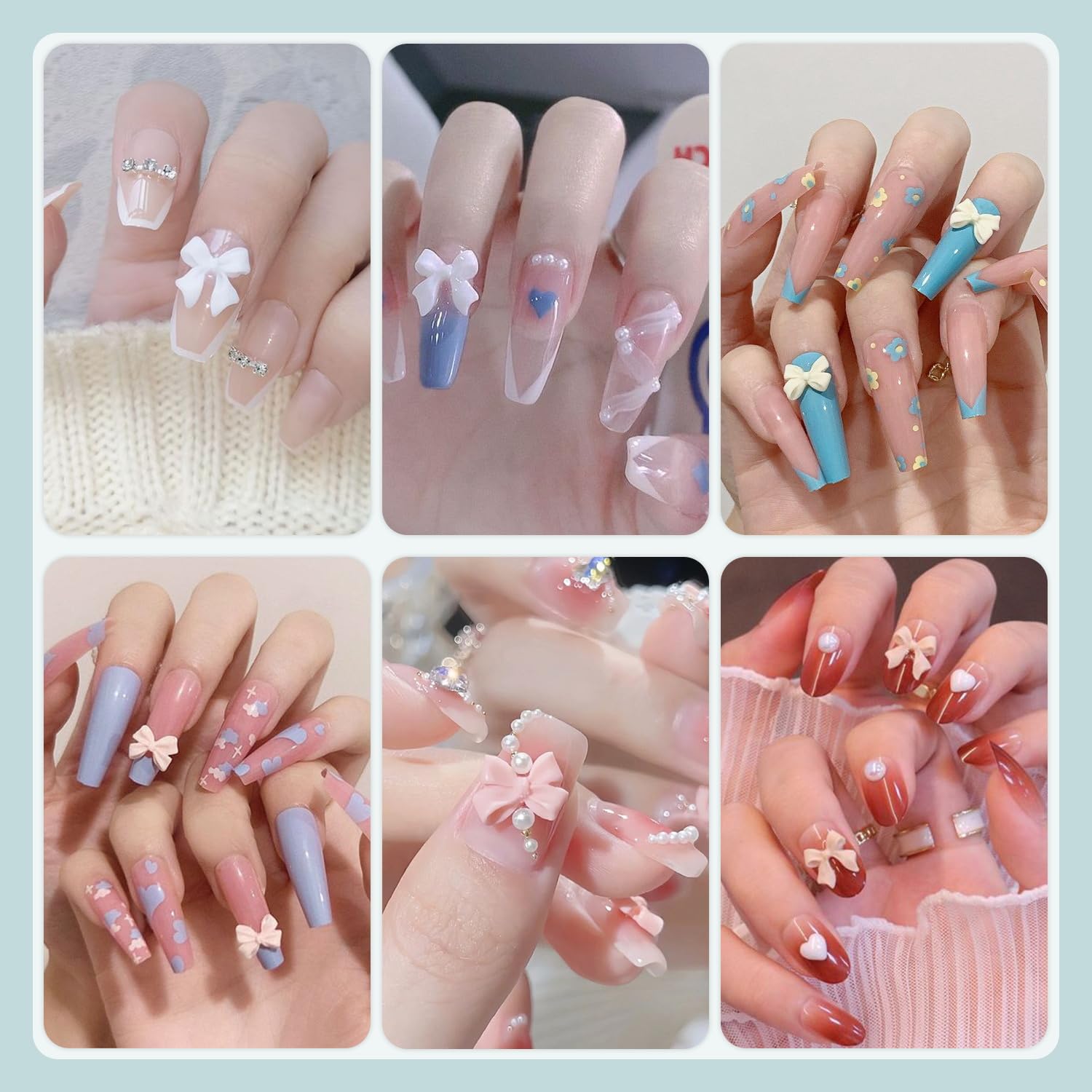 White flatback pearls for nail art decoration and DIY projects