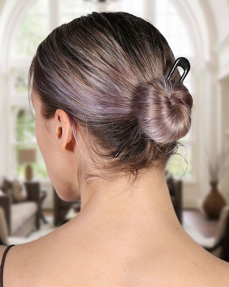 HYFEEL U shaped extra long chignon pins pack of two pieces