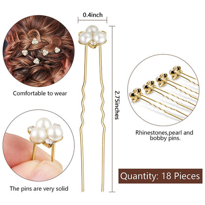 Detail shot of the sturdy U shaped design intended for secure wedding updo styling and judas