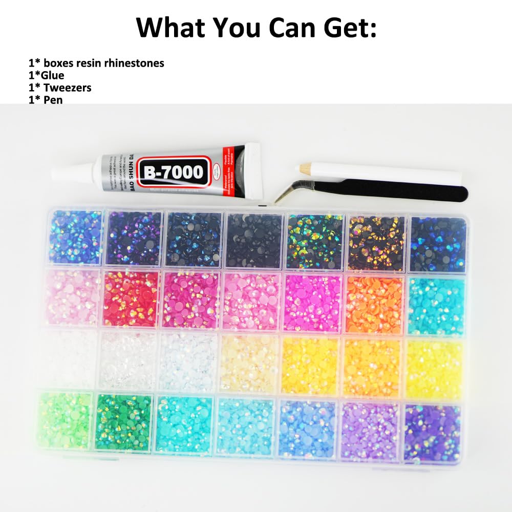 B7000 glue included with Alociam bedazzling gem set