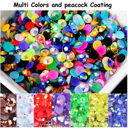 Alociam rhinestones being used for tumbler decoration