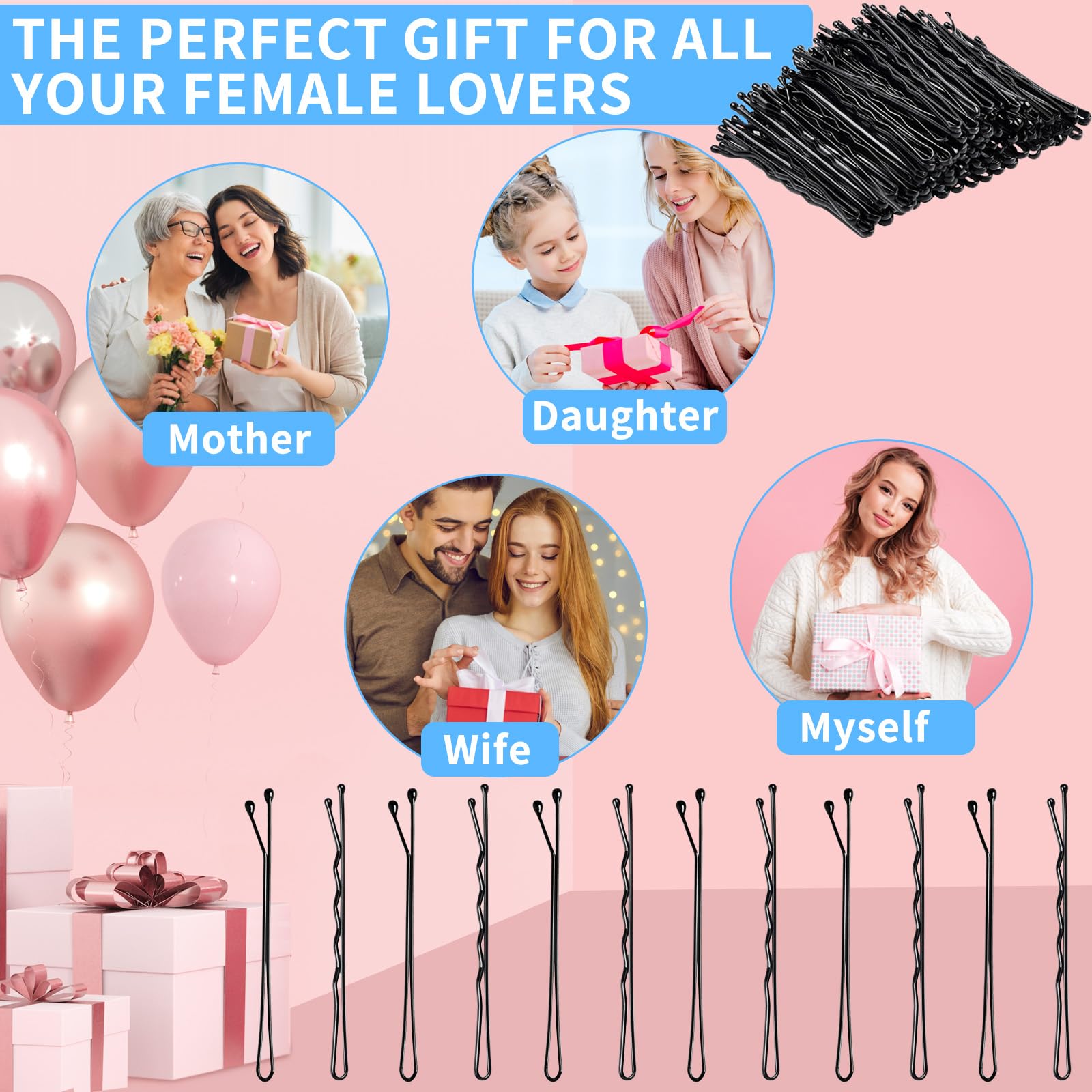 DTDNZKN hair accessories pack showcasing the quantity for women and girls styling.
