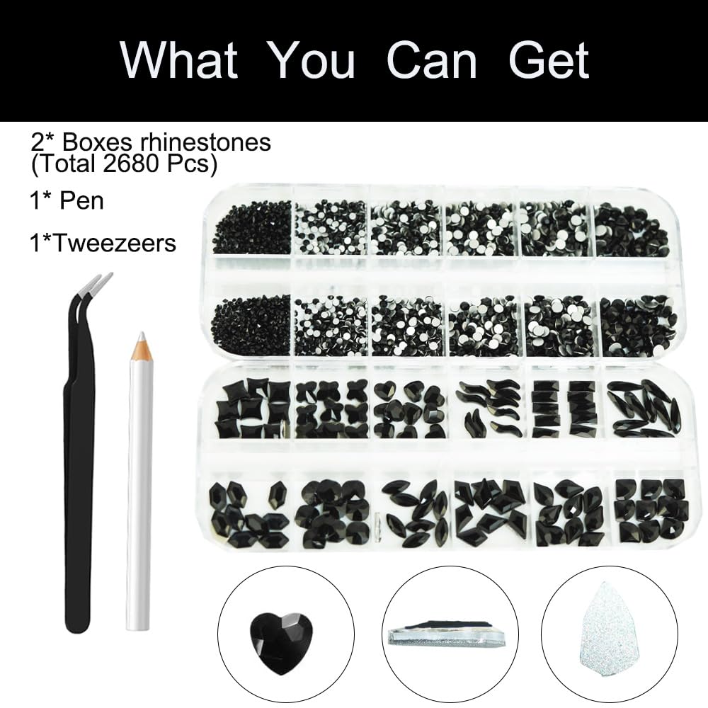 Alociam flatback round nail beads in various sizes