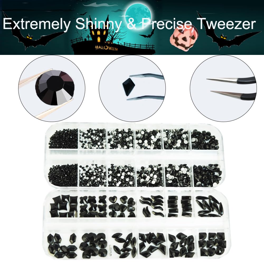 Alociam nail art tools including tweezers and wax pencil