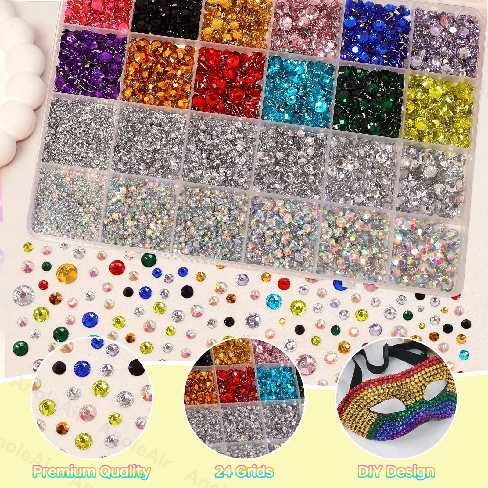 Waxed rhinestone pick-up pen for precision crafting