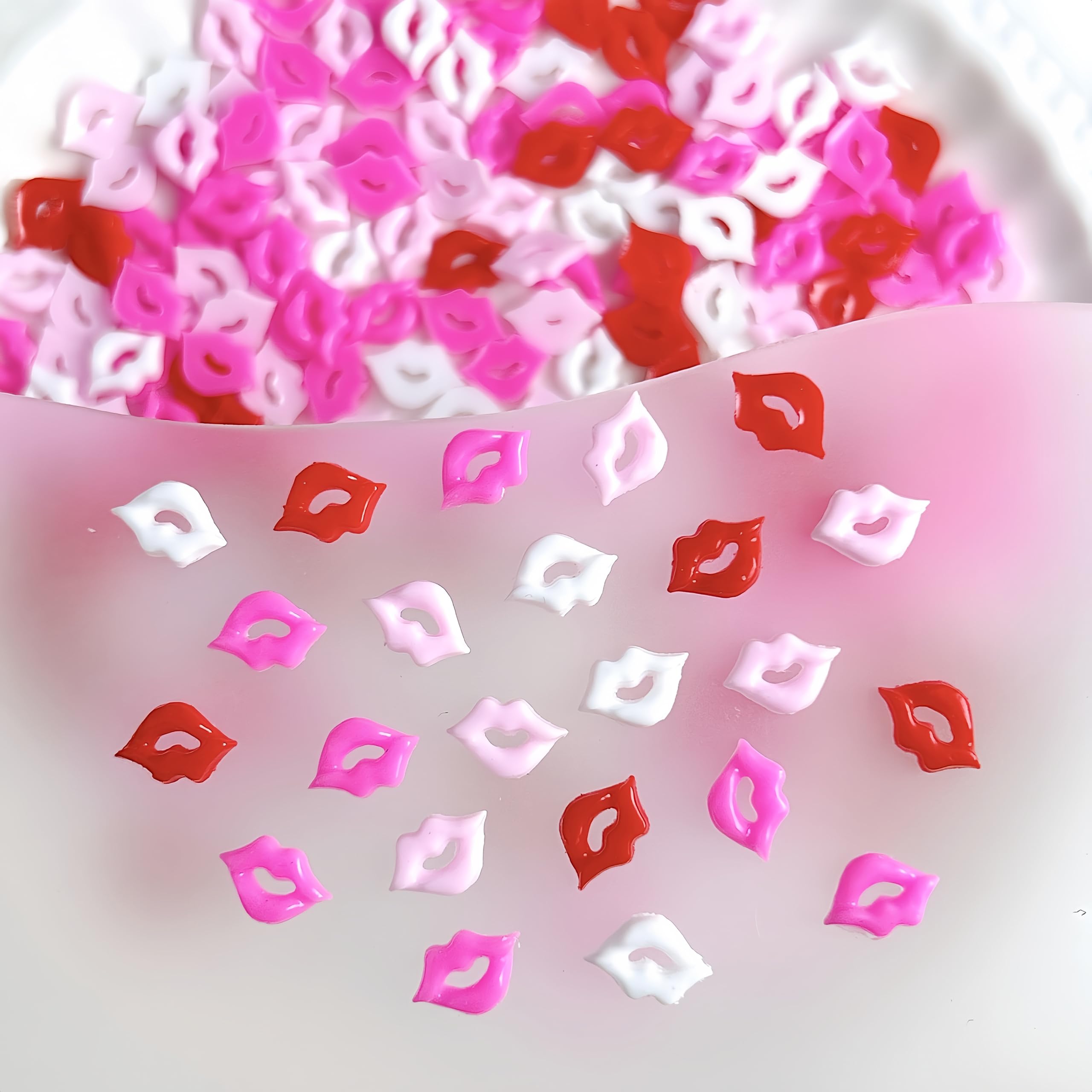 Flat back resin charms for DIY craft projects