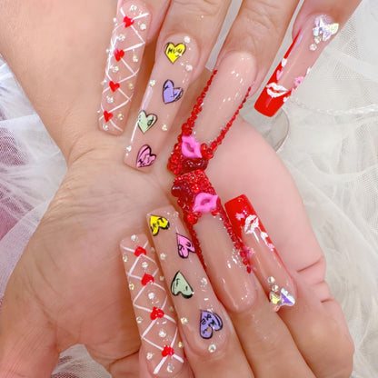 CnSybaris 300 piece nail charm set packaging