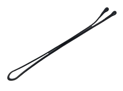 Long metal bobby pins for thick hair styling demonstration