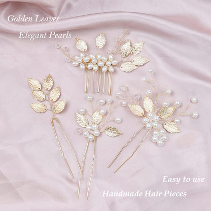 La Jolie Jasmin vintage bridal hair accessories showing the lightweight metal comb prongs