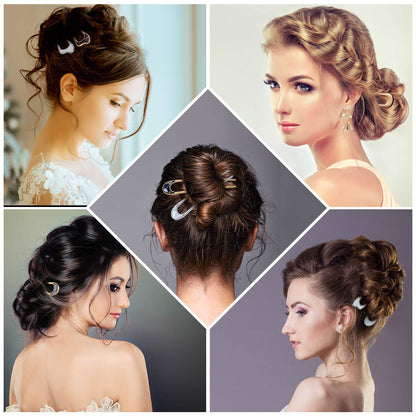 Chuangdi hairstyle accessories set arranged neatly to highlight the compact travel-friendly sizing
