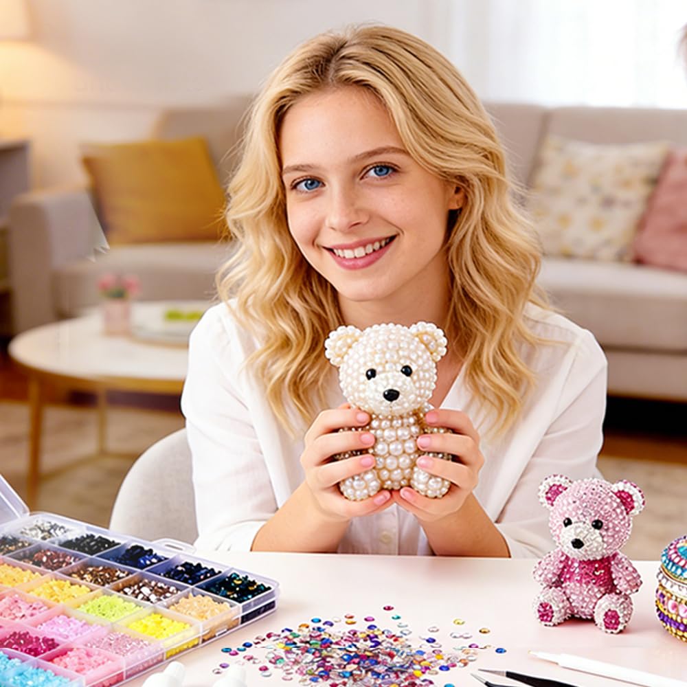 Bedazzling kit including B-7000 glue and pickup tools
